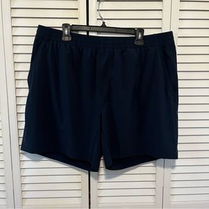 Rhone Anniversary 7” Gym Shorts XXL Unlined Navy Blue New NWT